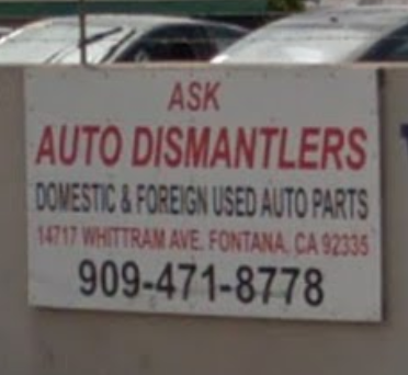 Ask Auto Dismantlers